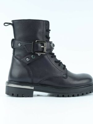 HIP bikerboot // zwart met details