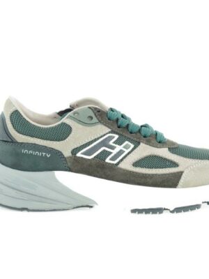 HIP sneaker // taupe met groen