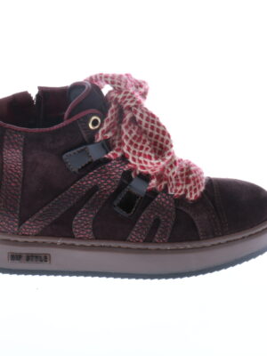 HIP halfhoge sneaker // bordeaux rood