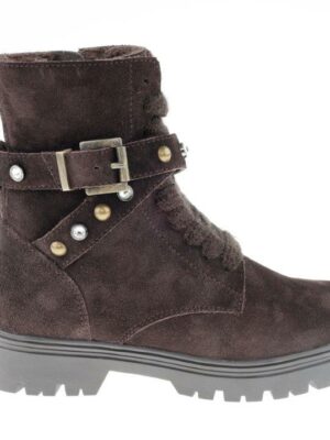HIP bikerboot // donkerbruin met details