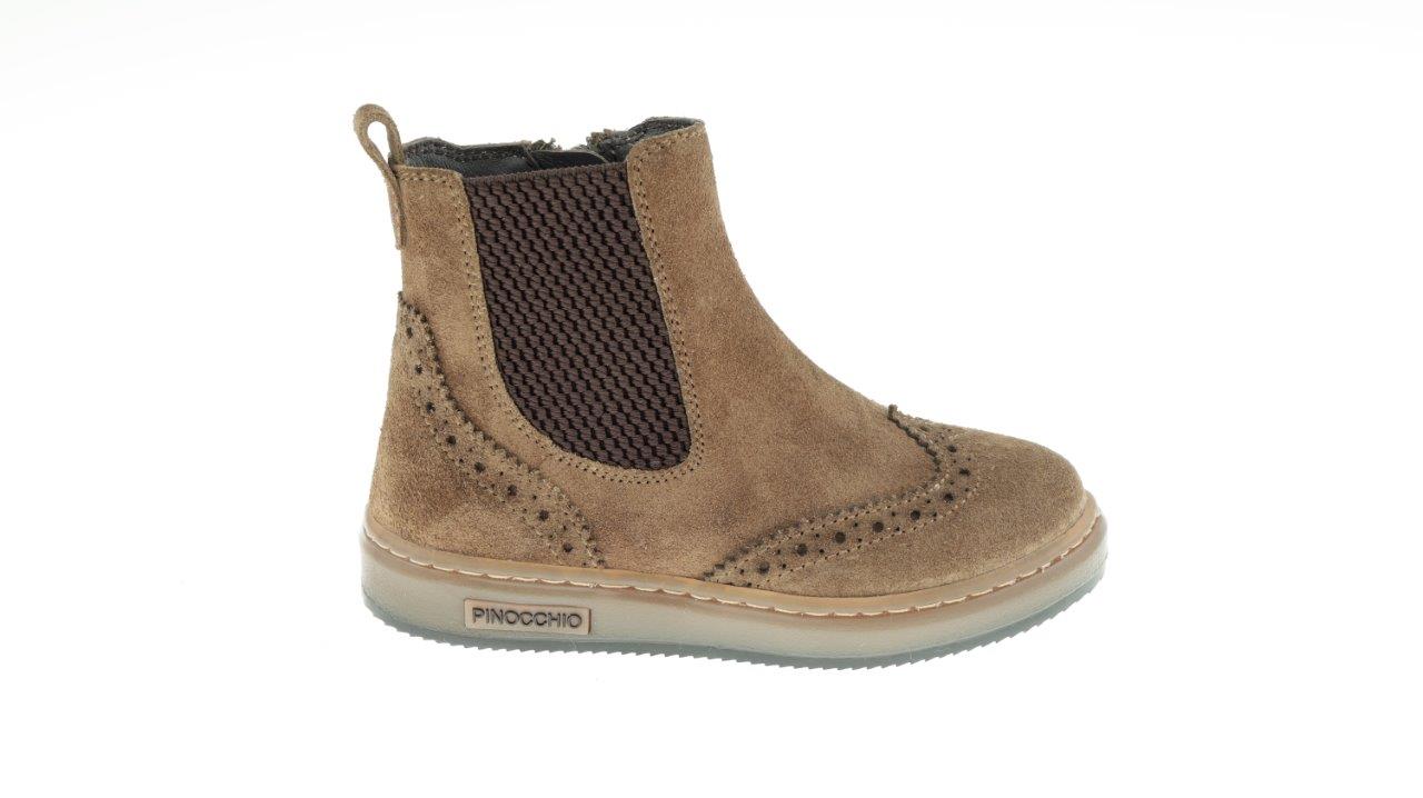 Pinocchio chelseaboot // taupe suede